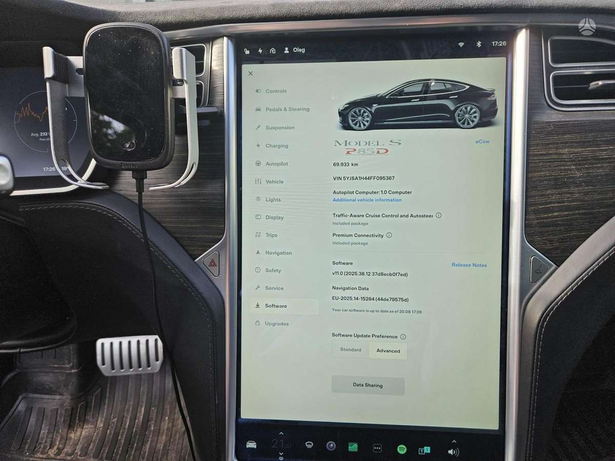 Tesla Model S, 85 kWh, hatchback