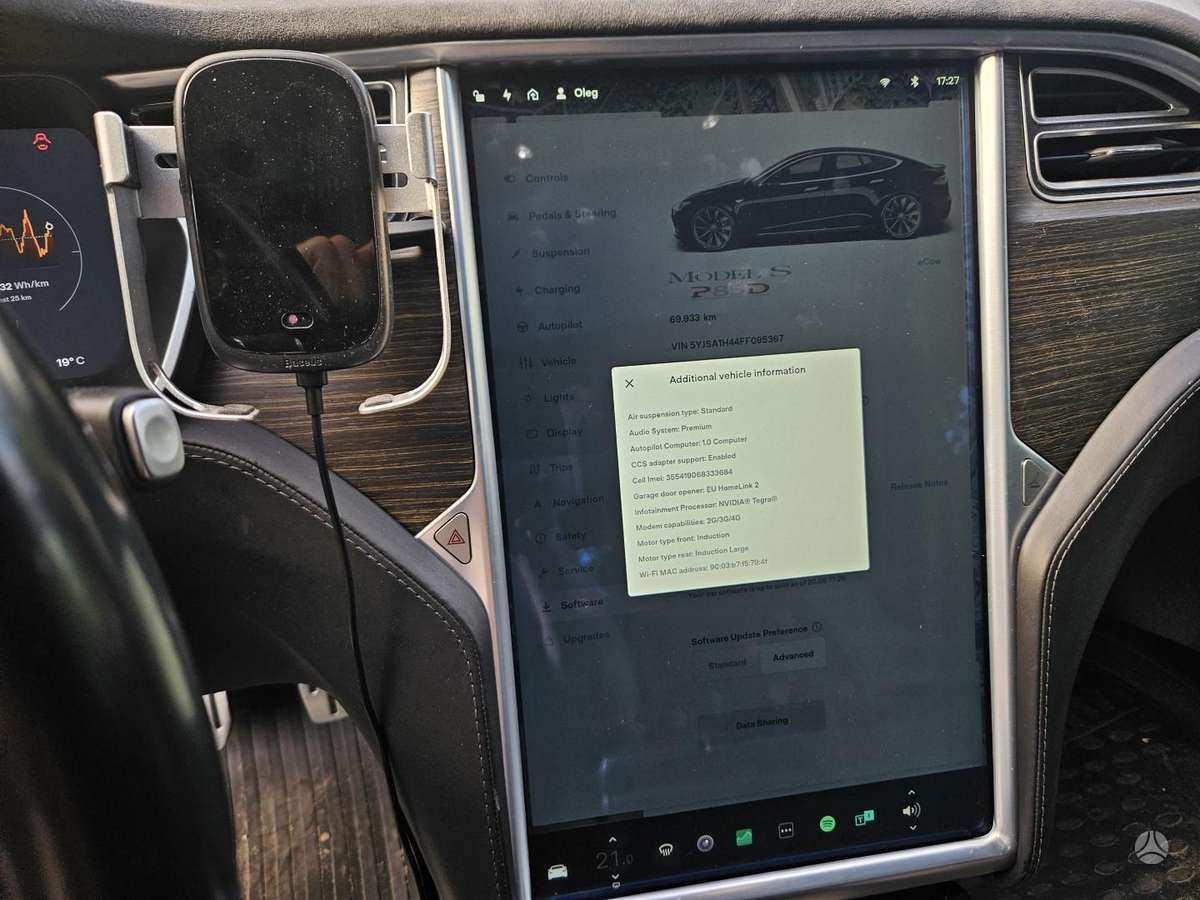 Tesla Model S, 85 кВт·ч, Хэтчбек