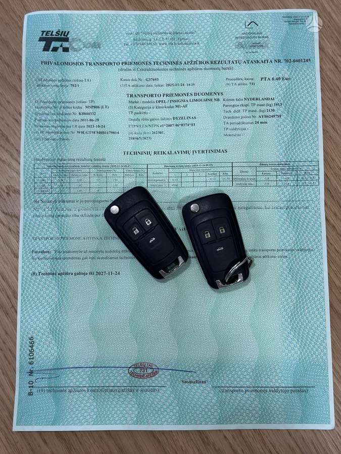 Opel Insignia, 2.0 l., Седан