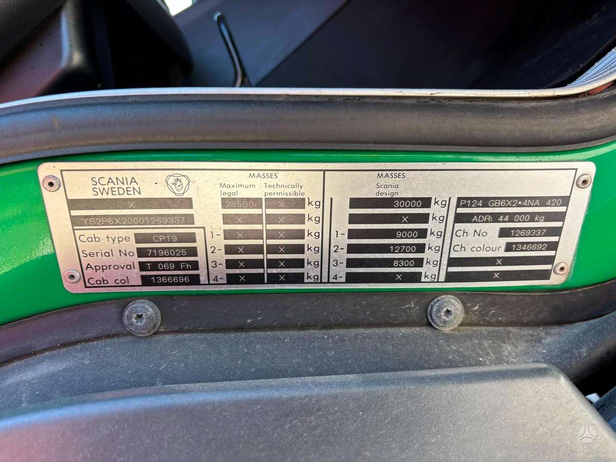 Scania P 124 6x2*4, other