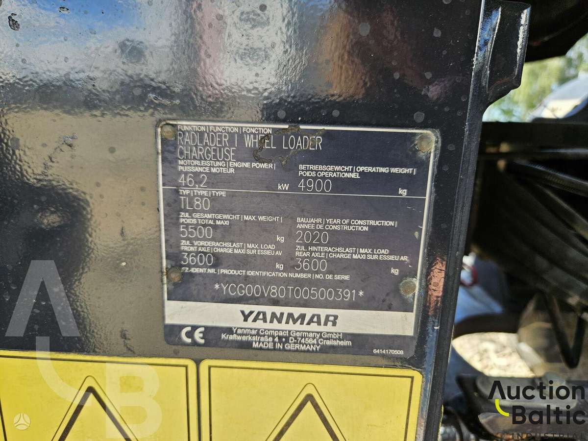 Schaeff TL80, frontaliniai krautuvai