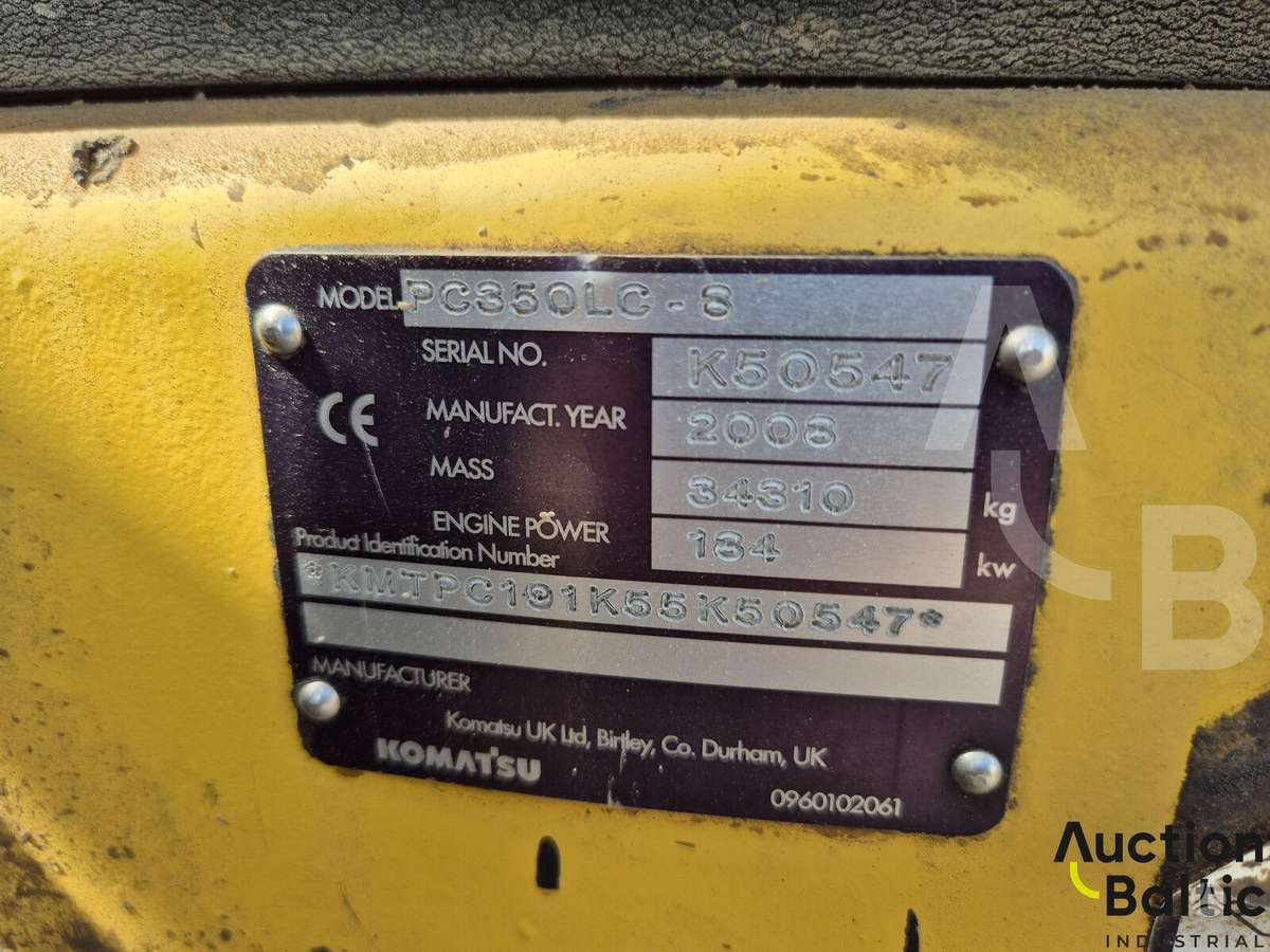 Komatsu PC350LC-8, excavator