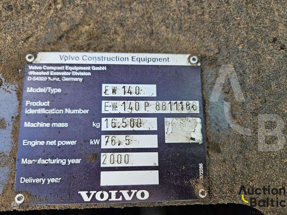 Volvo EW 140, excavator