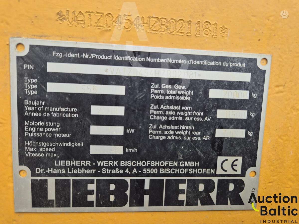 Liebherr L 556, frontal loader