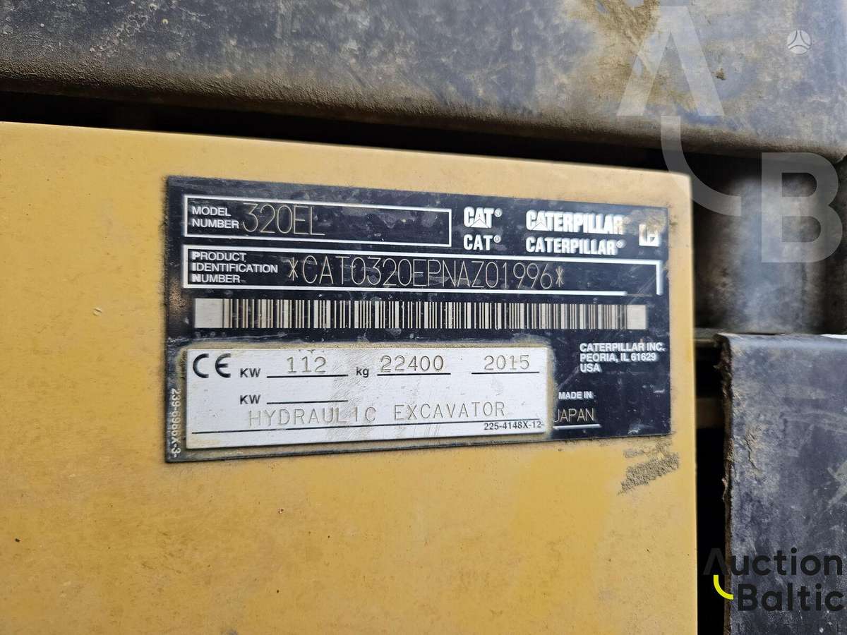Caterpillar 320 EL, excavator