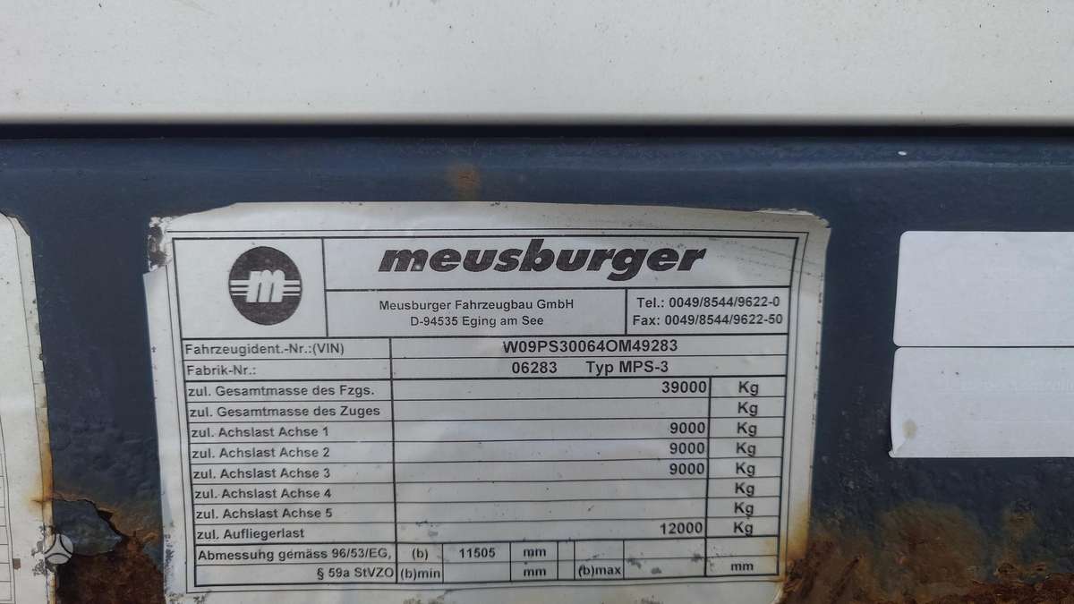 Meusburger Meusburger, platformos