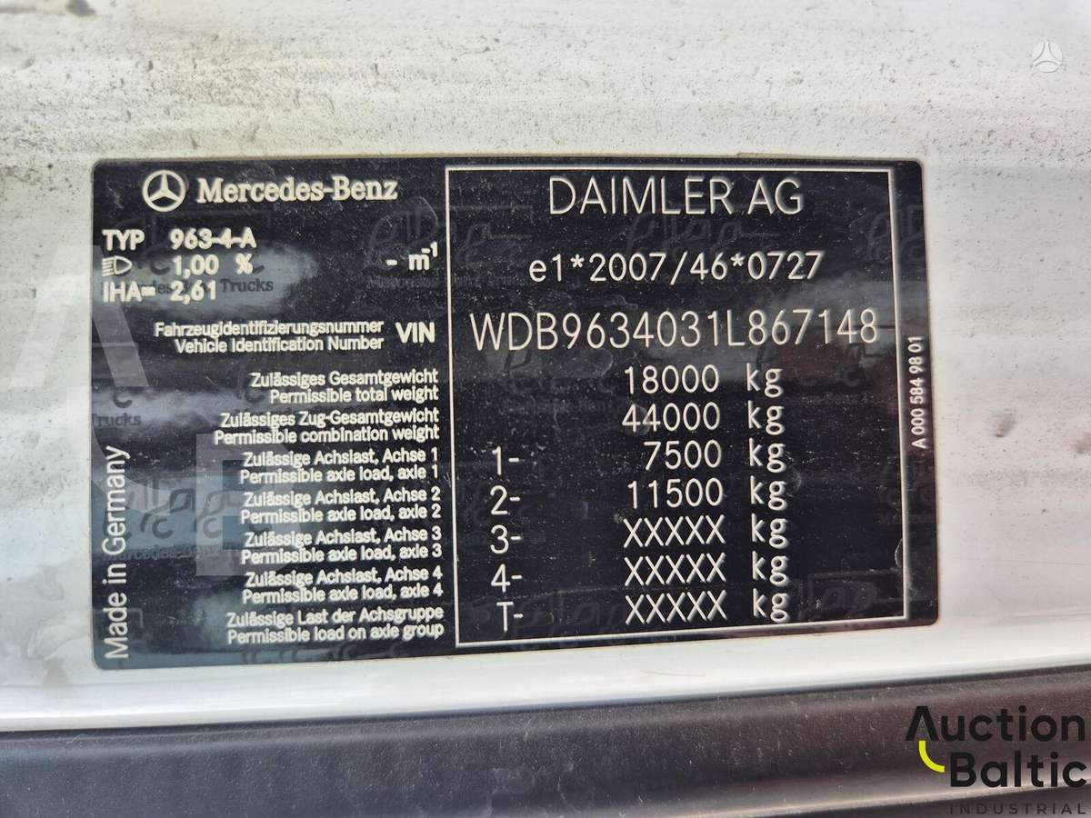 Mercedes-Benz Actros 1845 LS, other