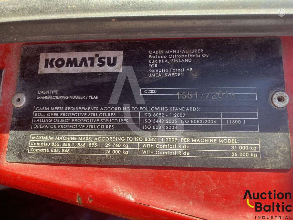 Komatsu 895, forwarders