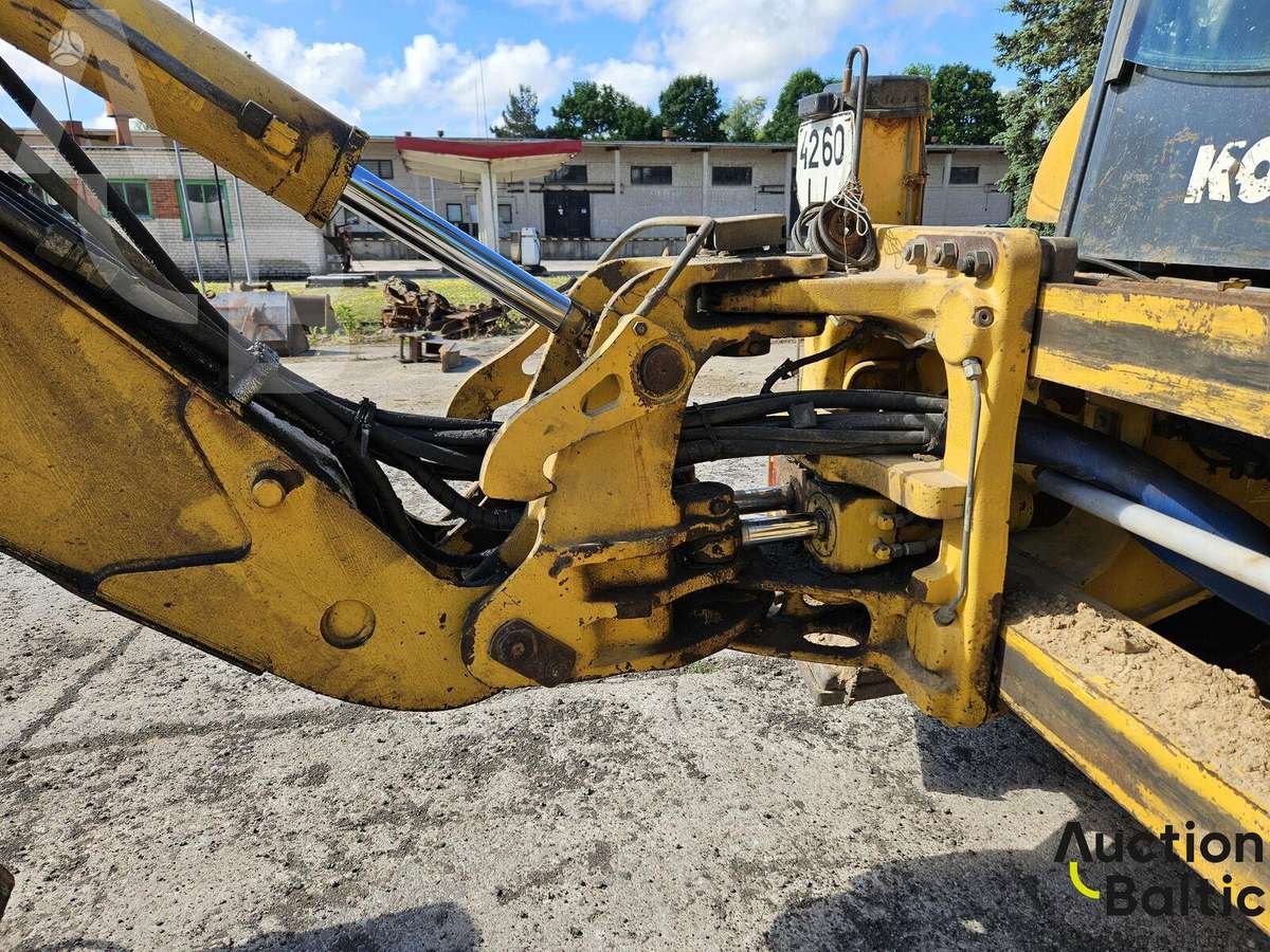 Komatsu WB93S-5, excavator loader