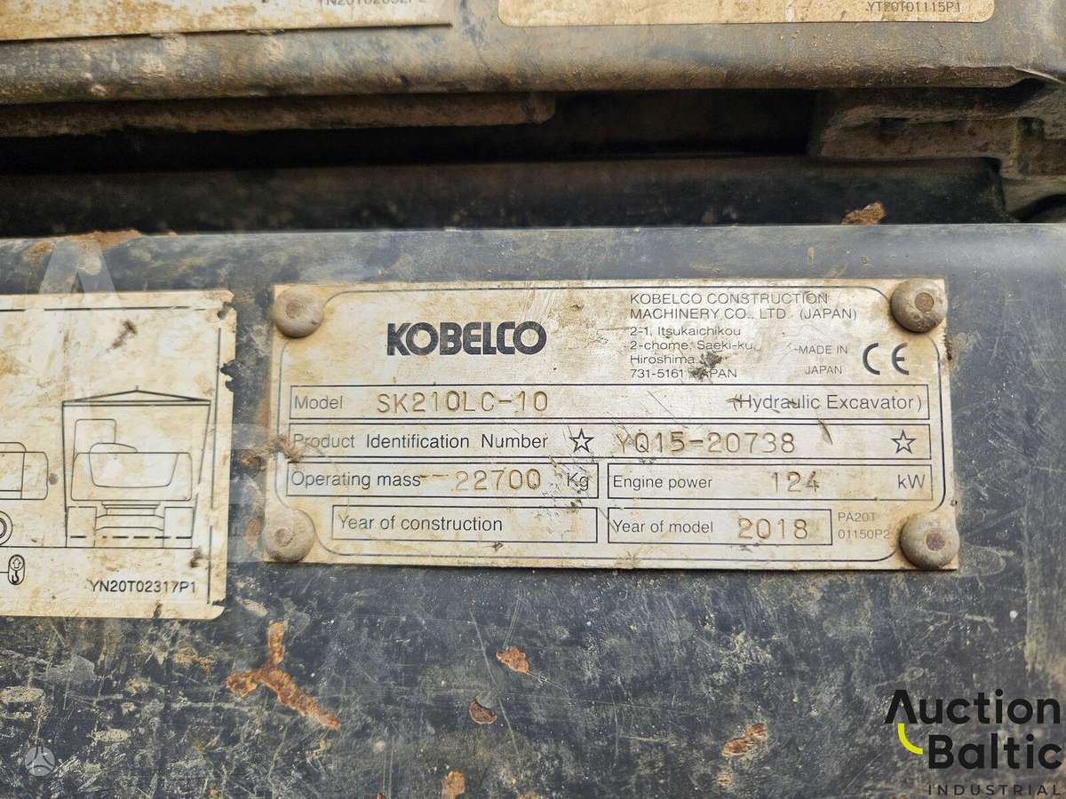 Kobelco SK 210 LC-10, excavator
