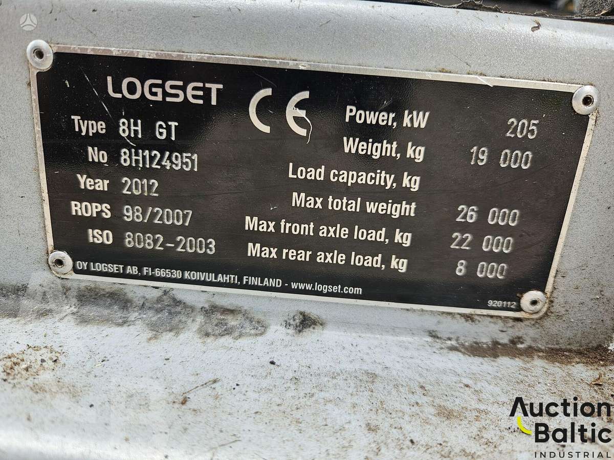 Logset 8HGT, medkirtės