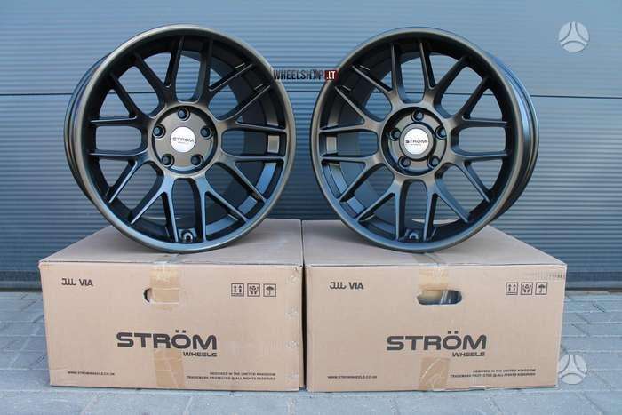 STROM STR2 Satin Black DeepConcave, light alloy, R18