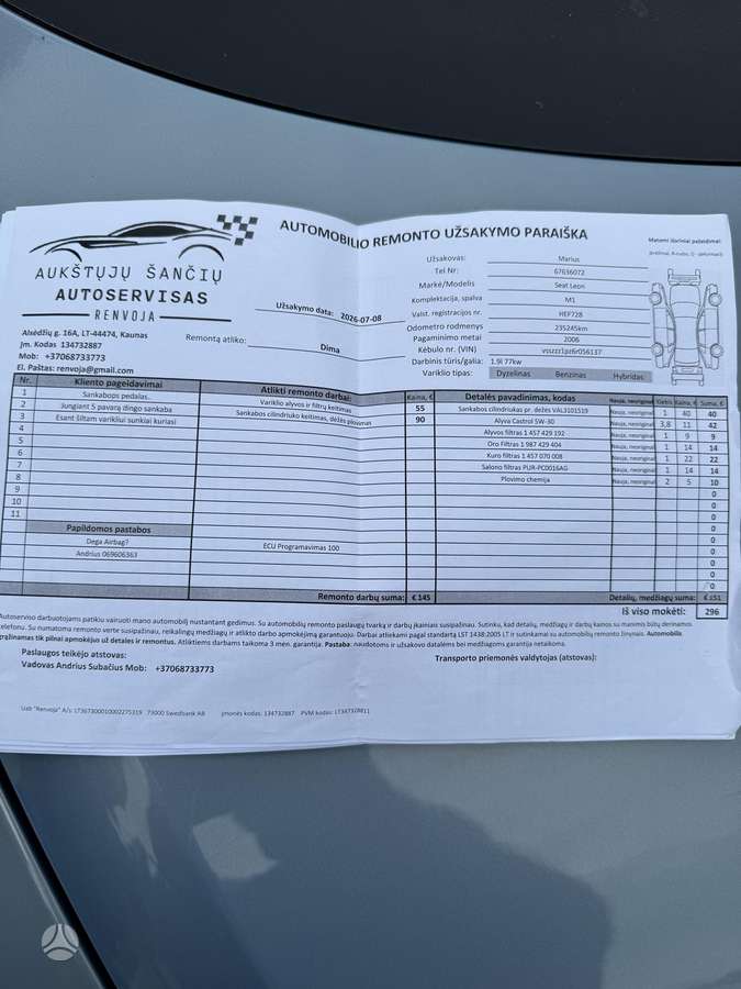 Seat Leon, 1.9 l., hatchback