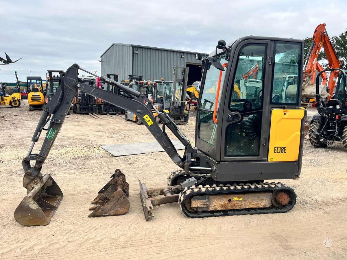 Volvo EC18E, mini excavator