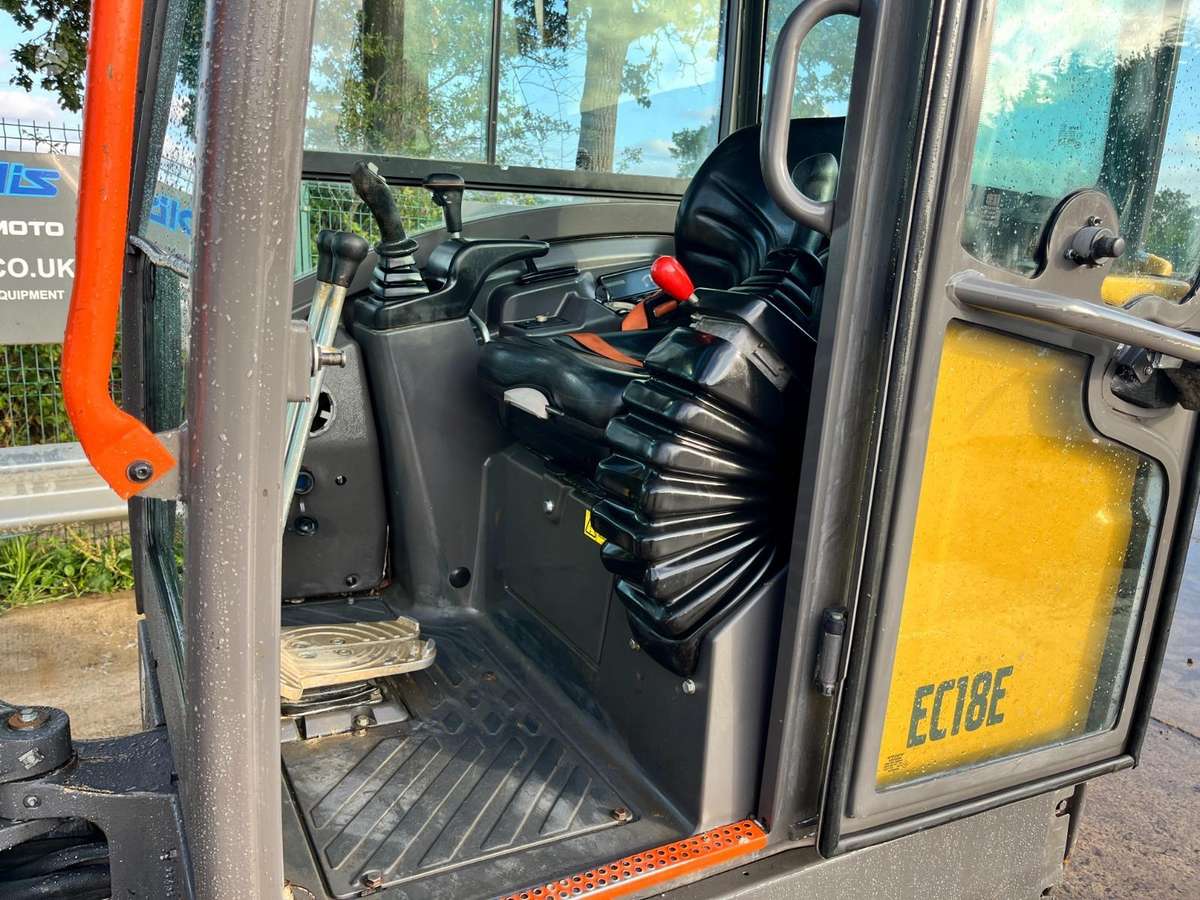 Volvo EC18E, mini excavator