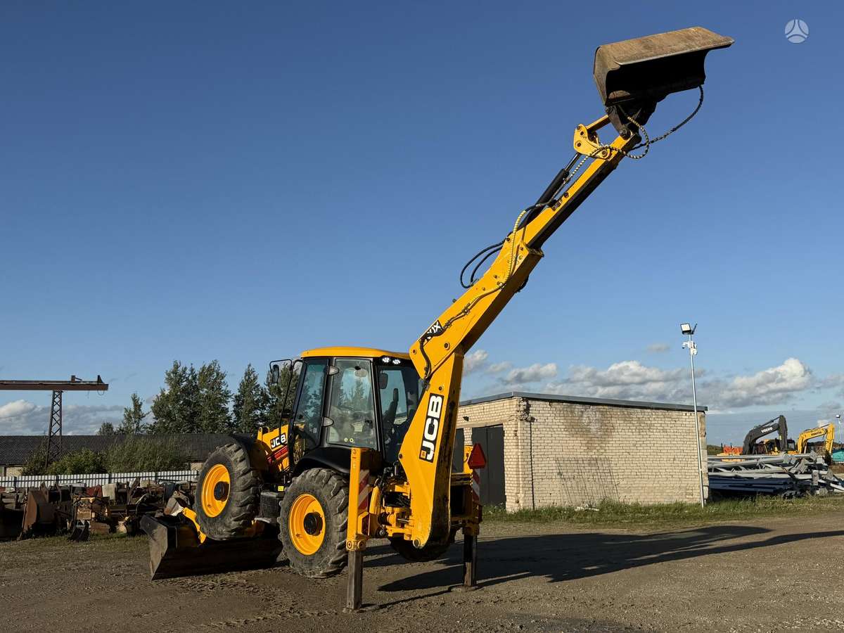 JCB 4 CX , quick coupler front & b, ekskavatoriniai krautuvai