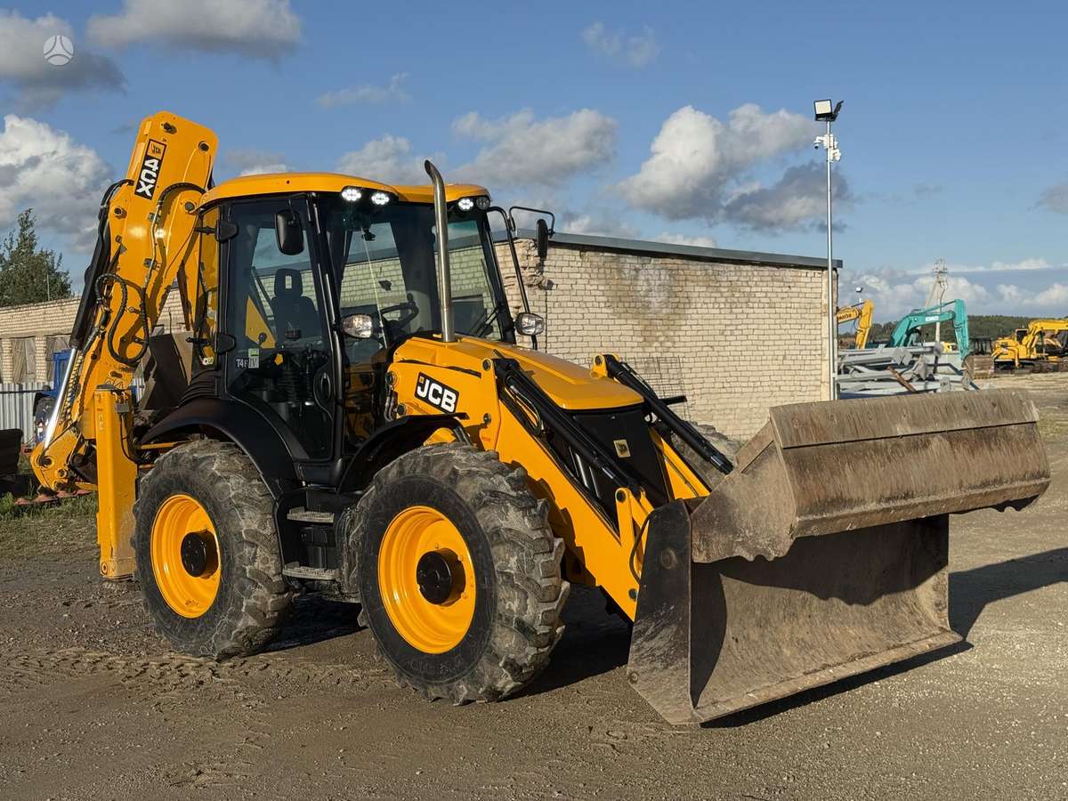 JCB 4 CX , quick coupler front & b, ekskavatoriniai krautuvai