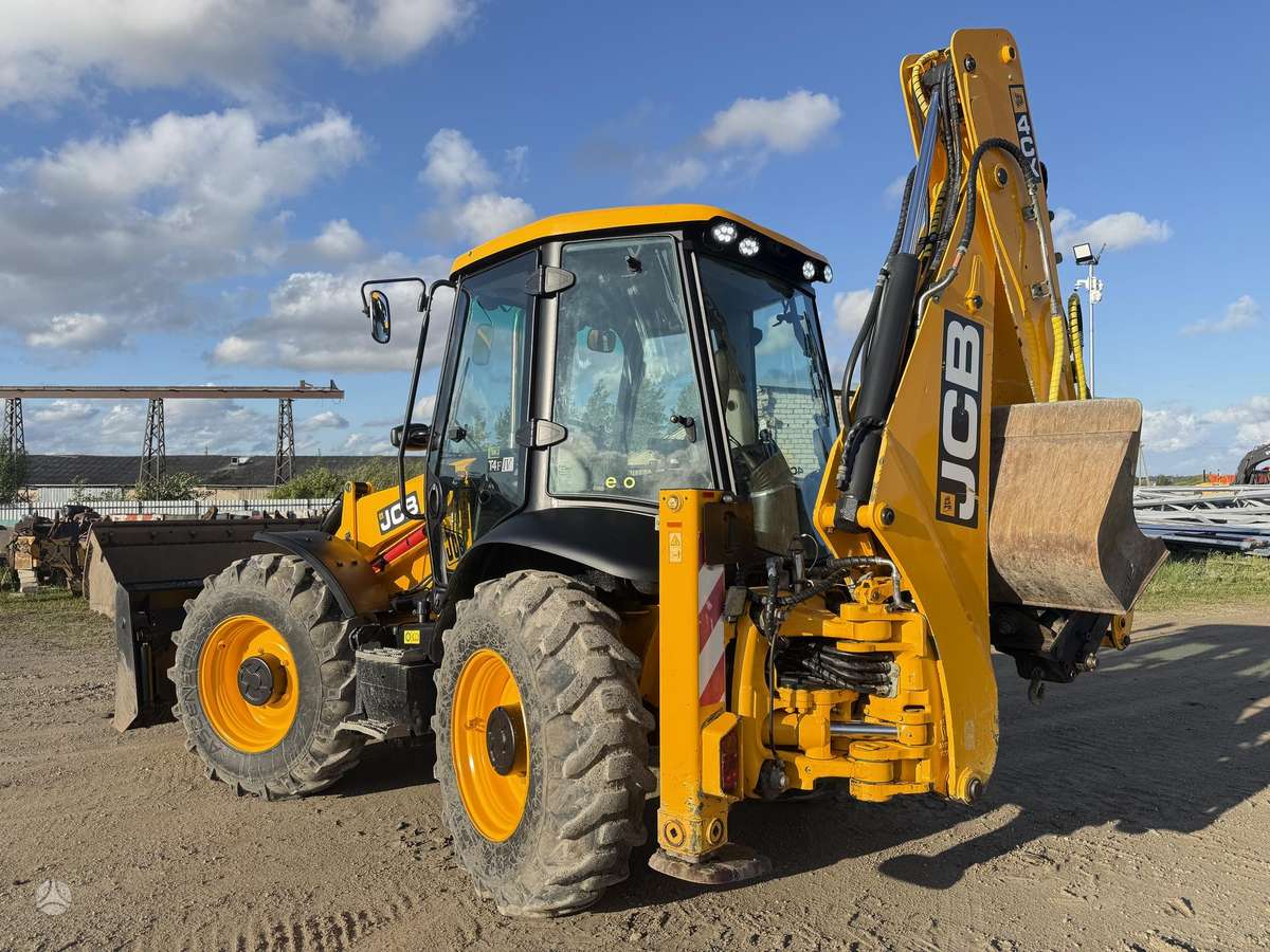JCB 4 CX , quick coupler front & b, excavator loader