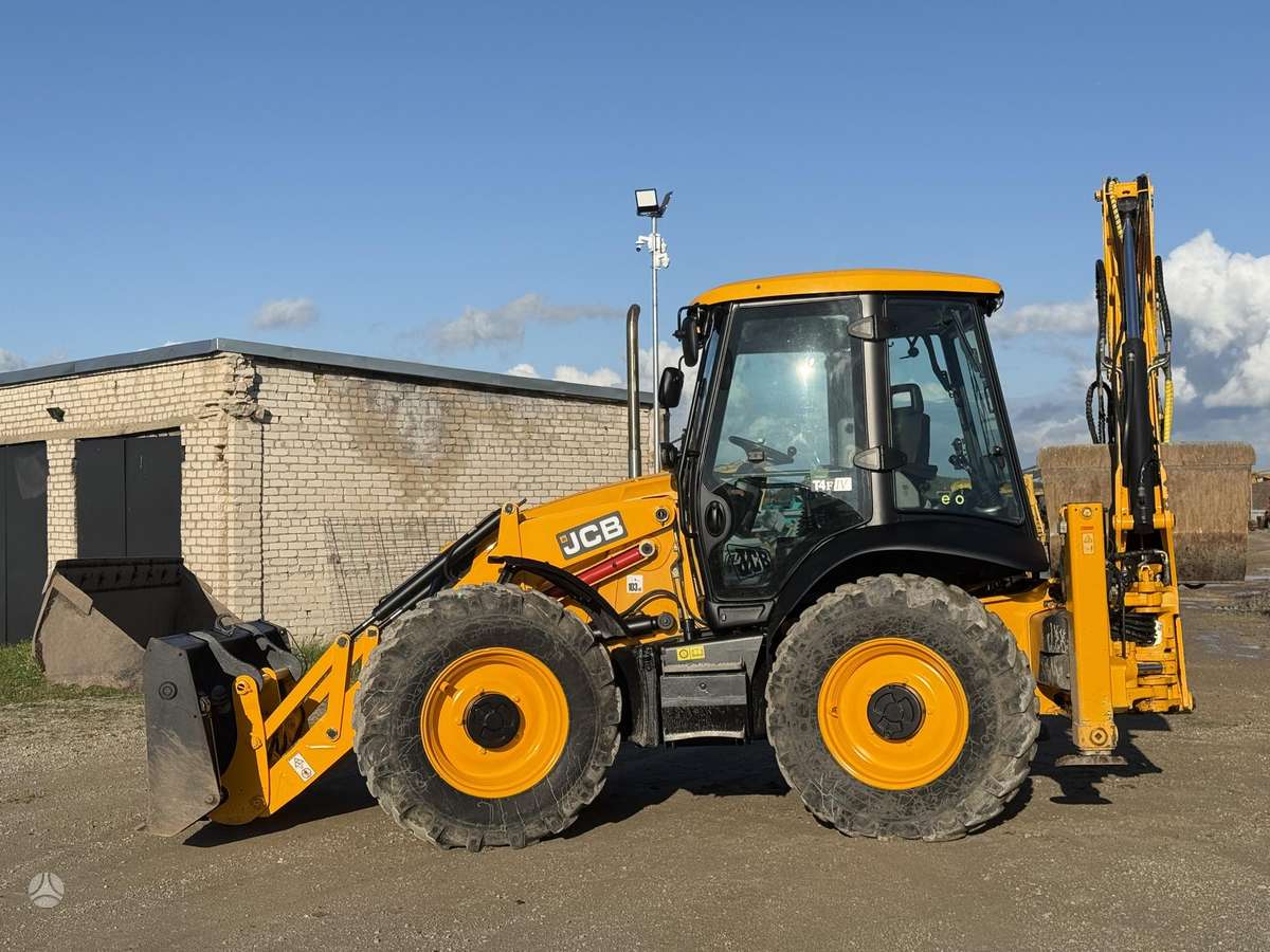 JCB 4 CX , quick coupler front & b, ekskavatoriniai krautuvai