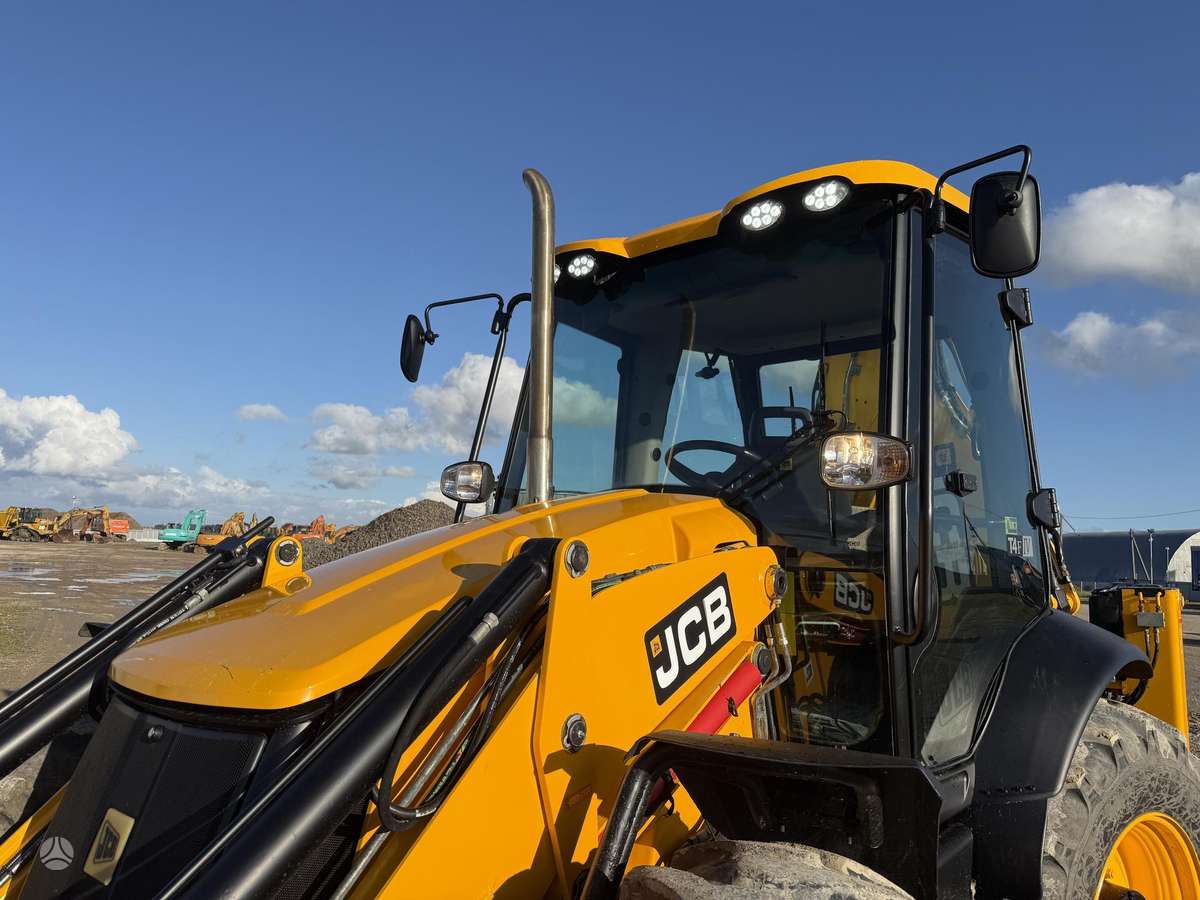 JCB 4 CX , quick coupler front & b, ekskavatoriniai krautuvai