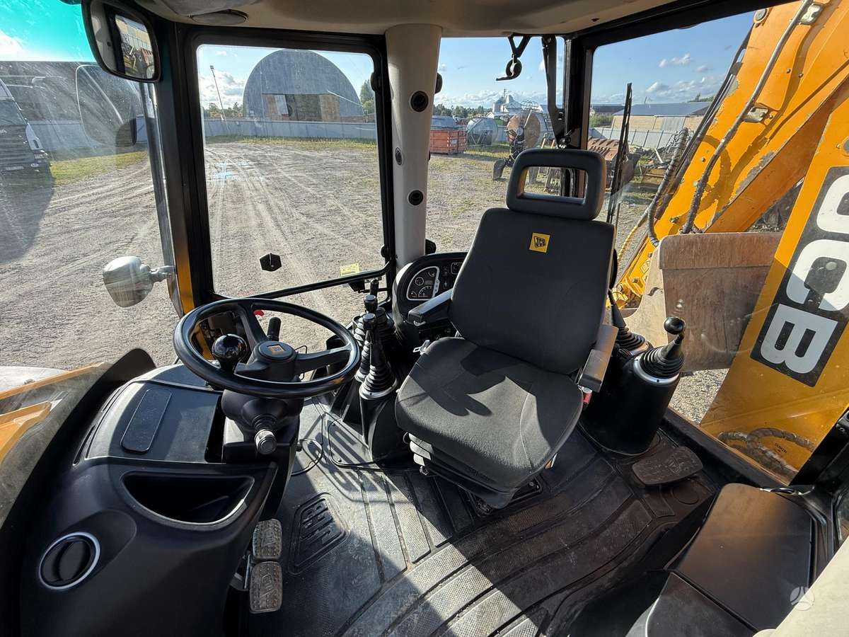 JCB 4 CX , quick coupler front & b, ekskavatoriniai krautuvai