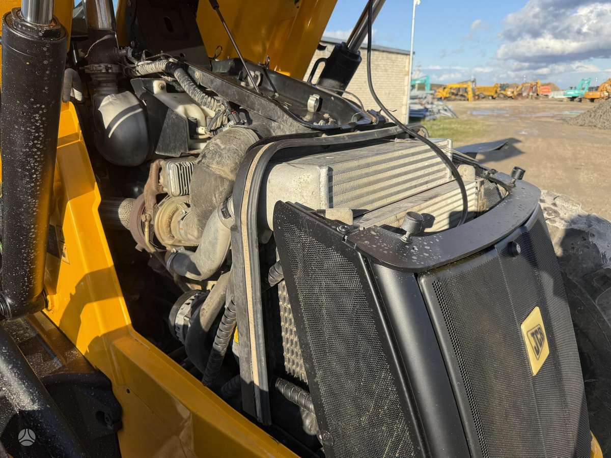 JCB 4 CX , quick coupler front & b, ekskavatoriniai krautuvai