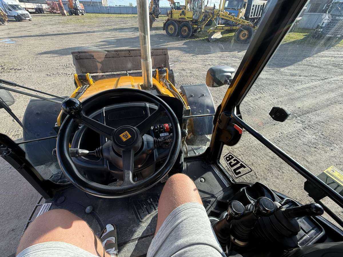 JCB 4 CX , quick coupler front & b, ekskavatoriniai krautuvai