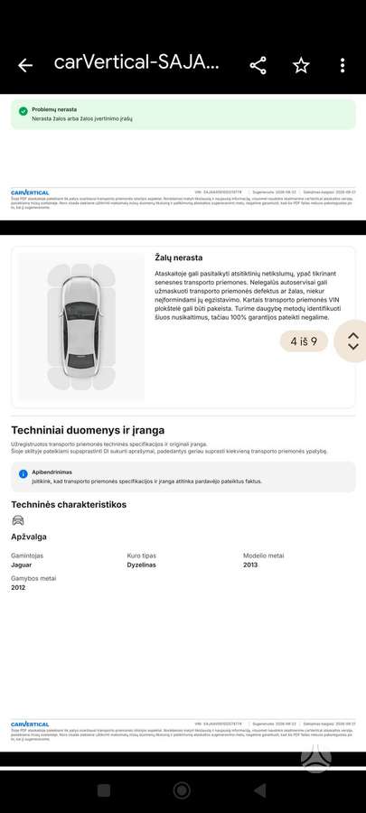 Jaguar XF, 2.2 l., Седан