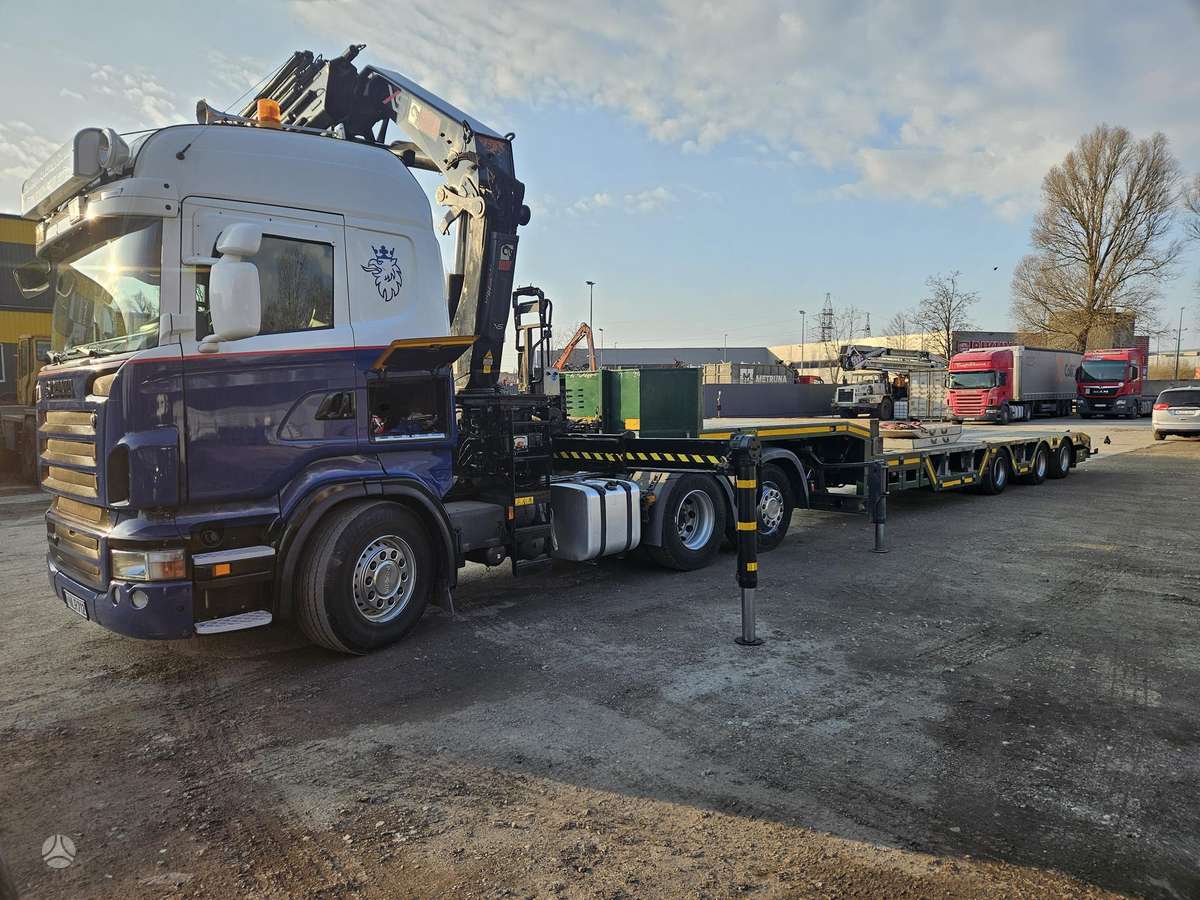 Scania R400, su kranu