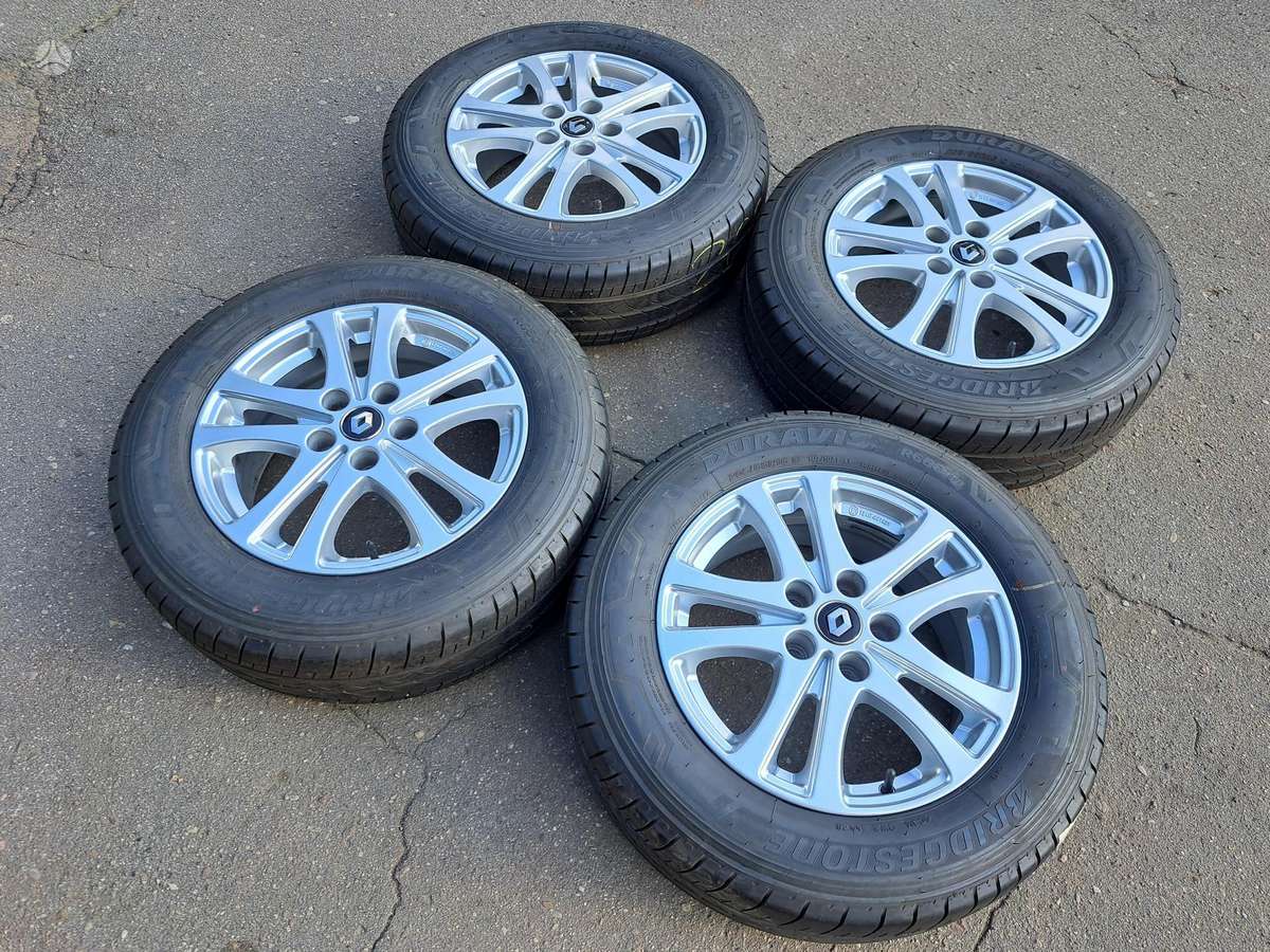 Renault Trafic Nauji BRIDGESTONE, light alloy, R16