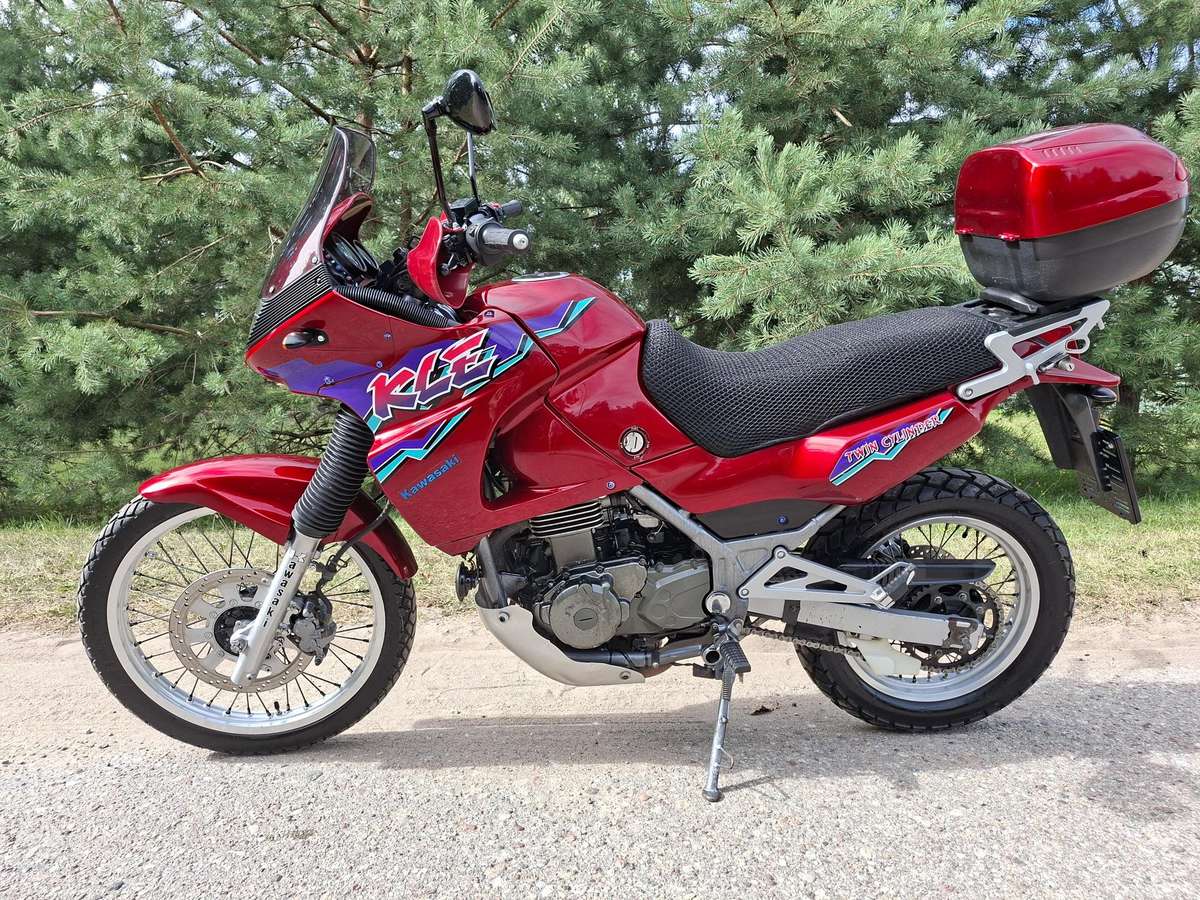Kawasaki KLE 500cc, эндуро / adventure