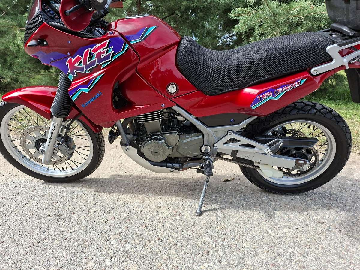 Kawasaki KLE 500cc, эндуро / adventure
