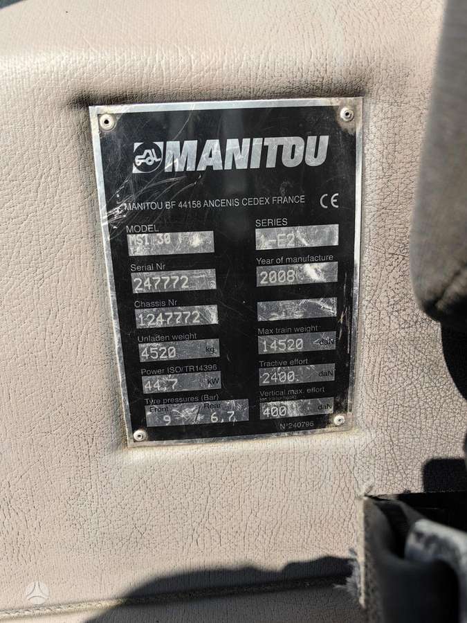 Manitou MSI30T, forklifts