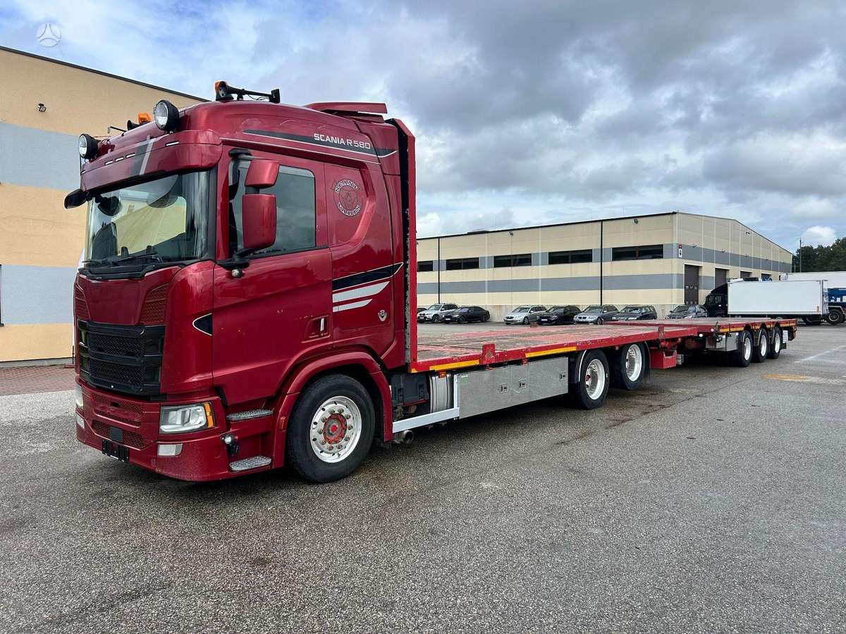 Scania R580, flatbeds