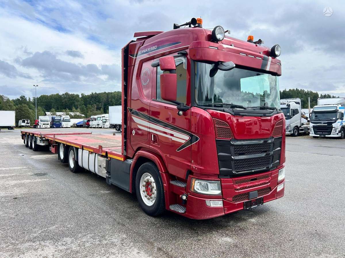 Scania R580, flatbeds