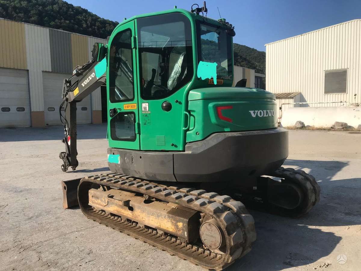 Volvo ECR88D, ekskavatoriai