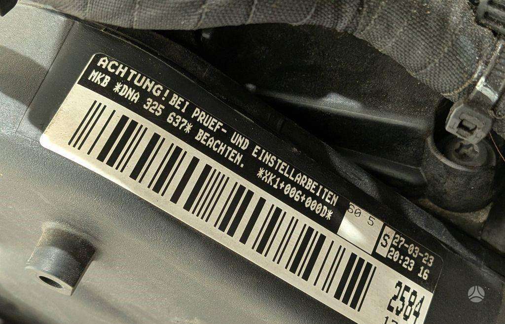 Volkswagen Crafter, DNA, engine parts