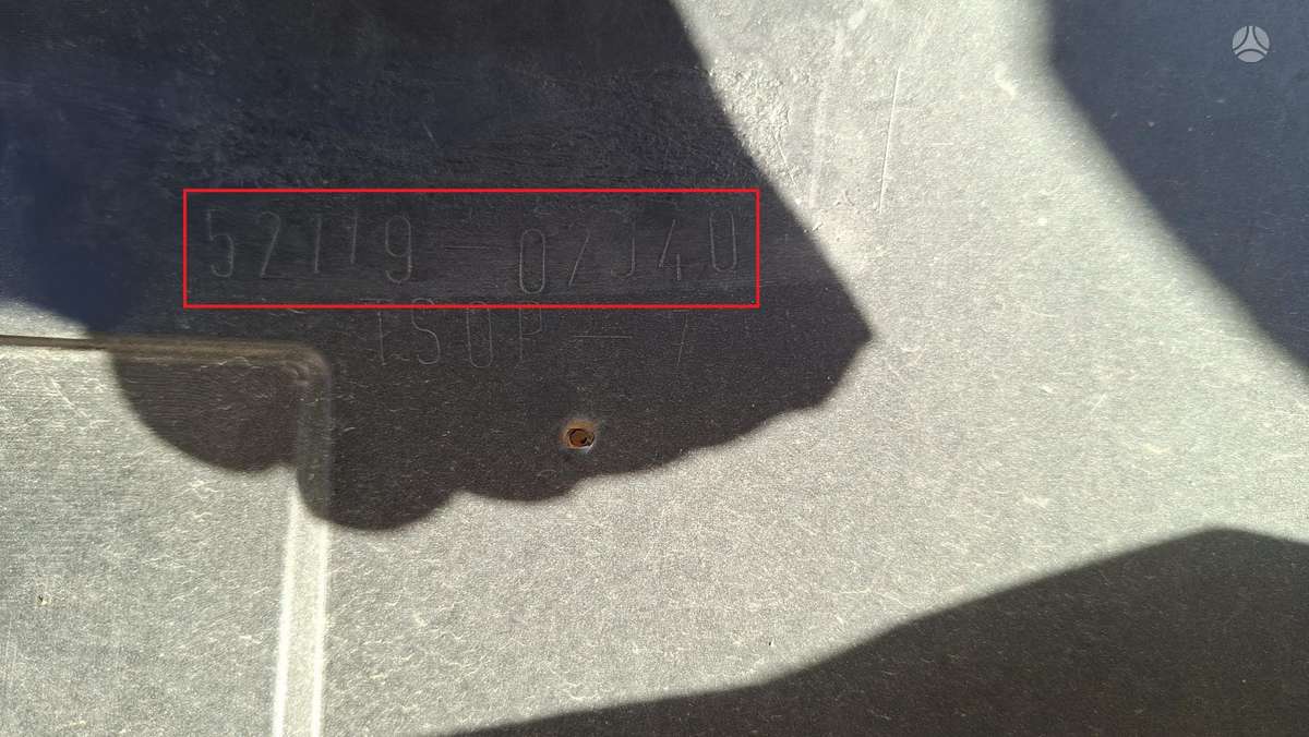 Toyota Corolla, 5211902J40, Cen30887