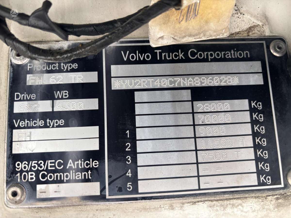 Volvo FH500, cab-chassis trucks