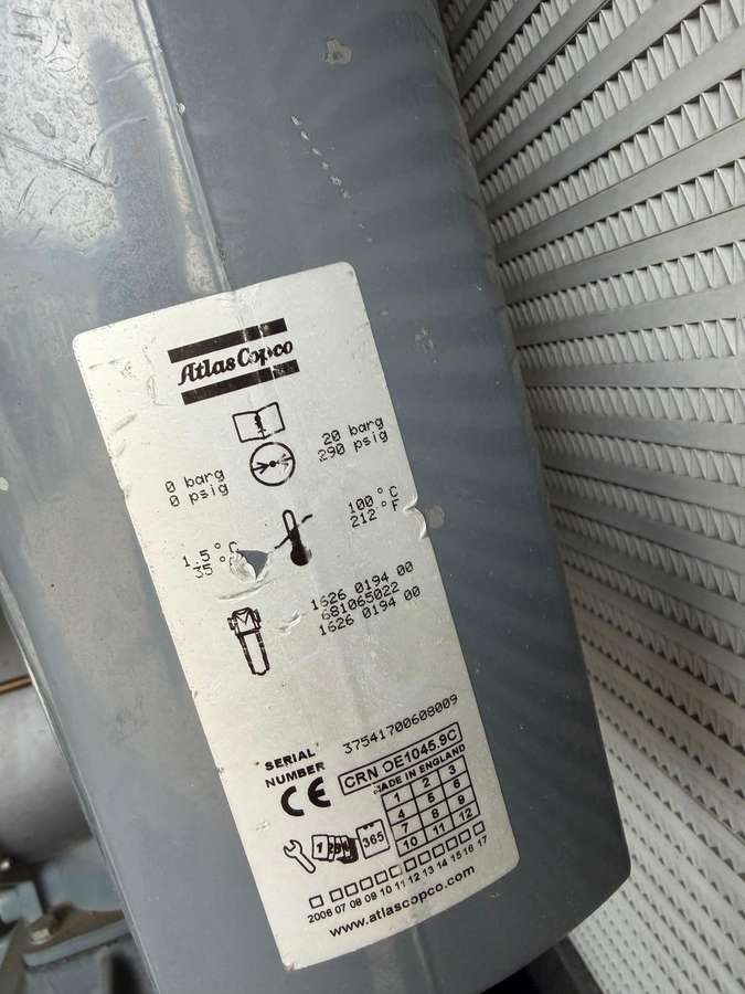 Atlas Copco XAHS347CD, compressor