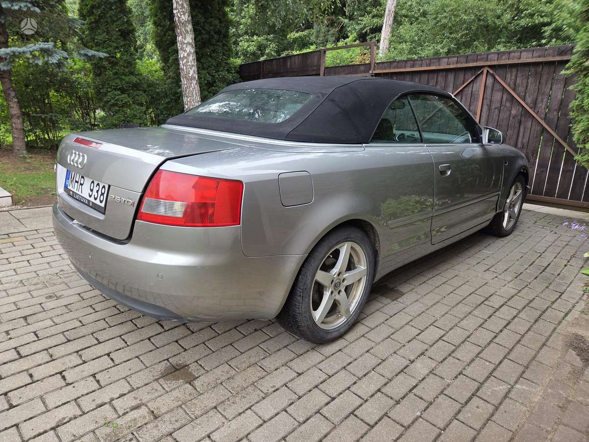 Audi A4, 2.5 l., convertible