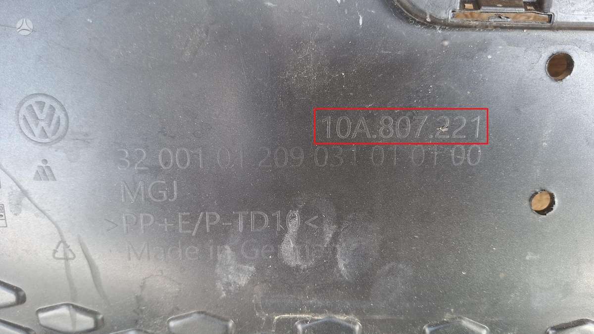 Volkswagen ID.3, 10A807221, Cen31488