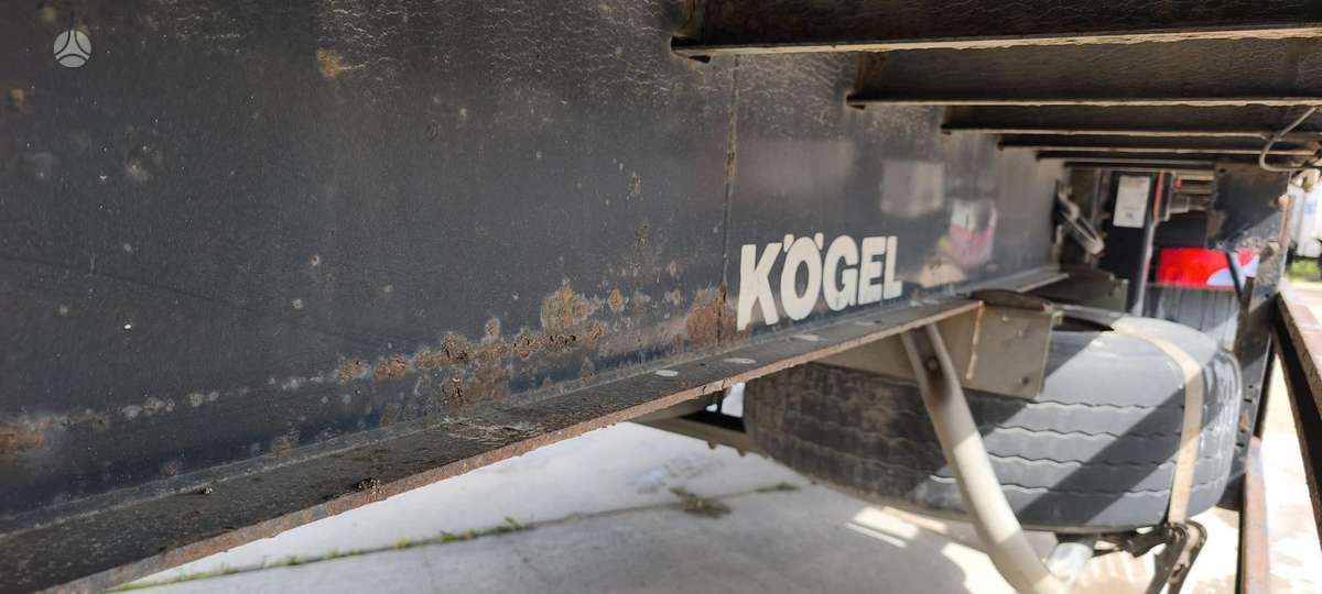 Kögel, dropside with tarpaulin