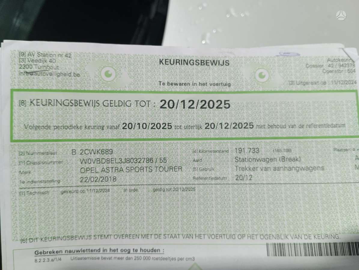 Opel Astra, 1.6 l., Универсал