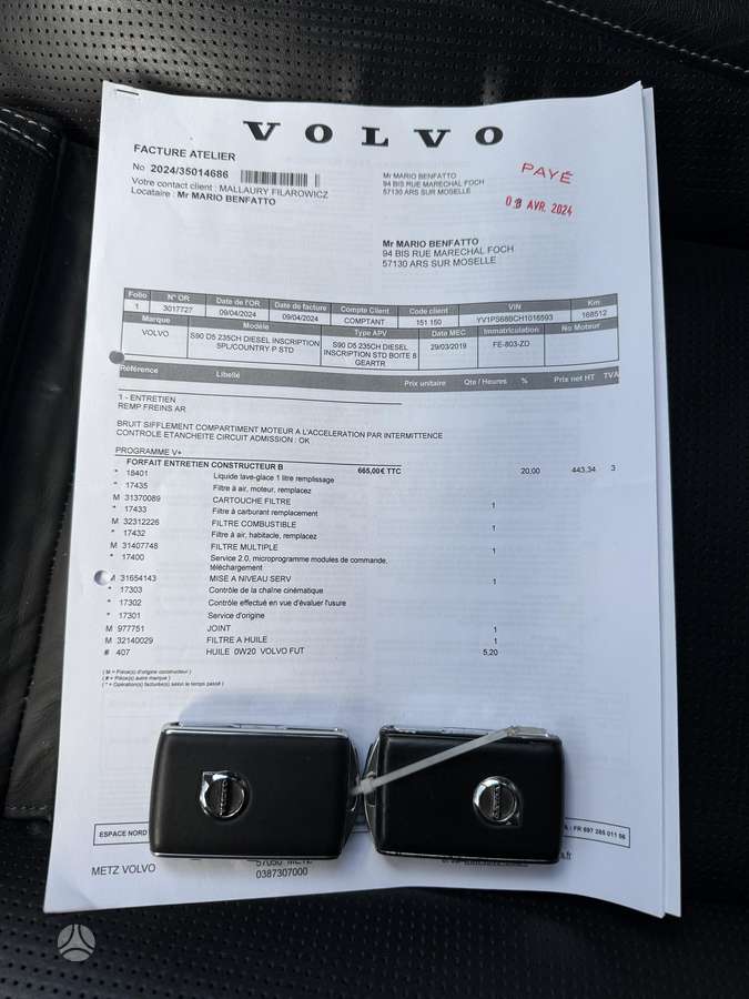 Volvo S90, 2.0 l., Седан