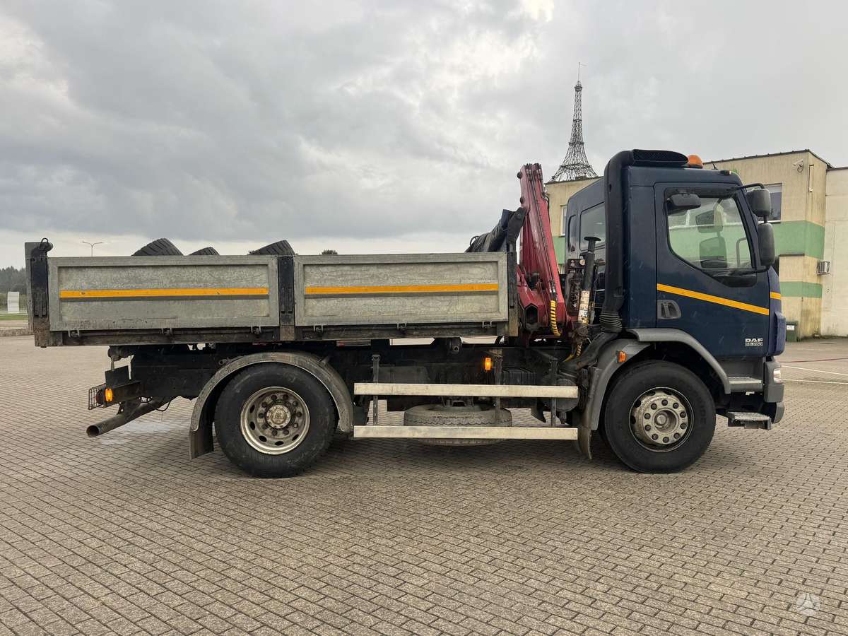 DAF FALF 55, dumpers with crane