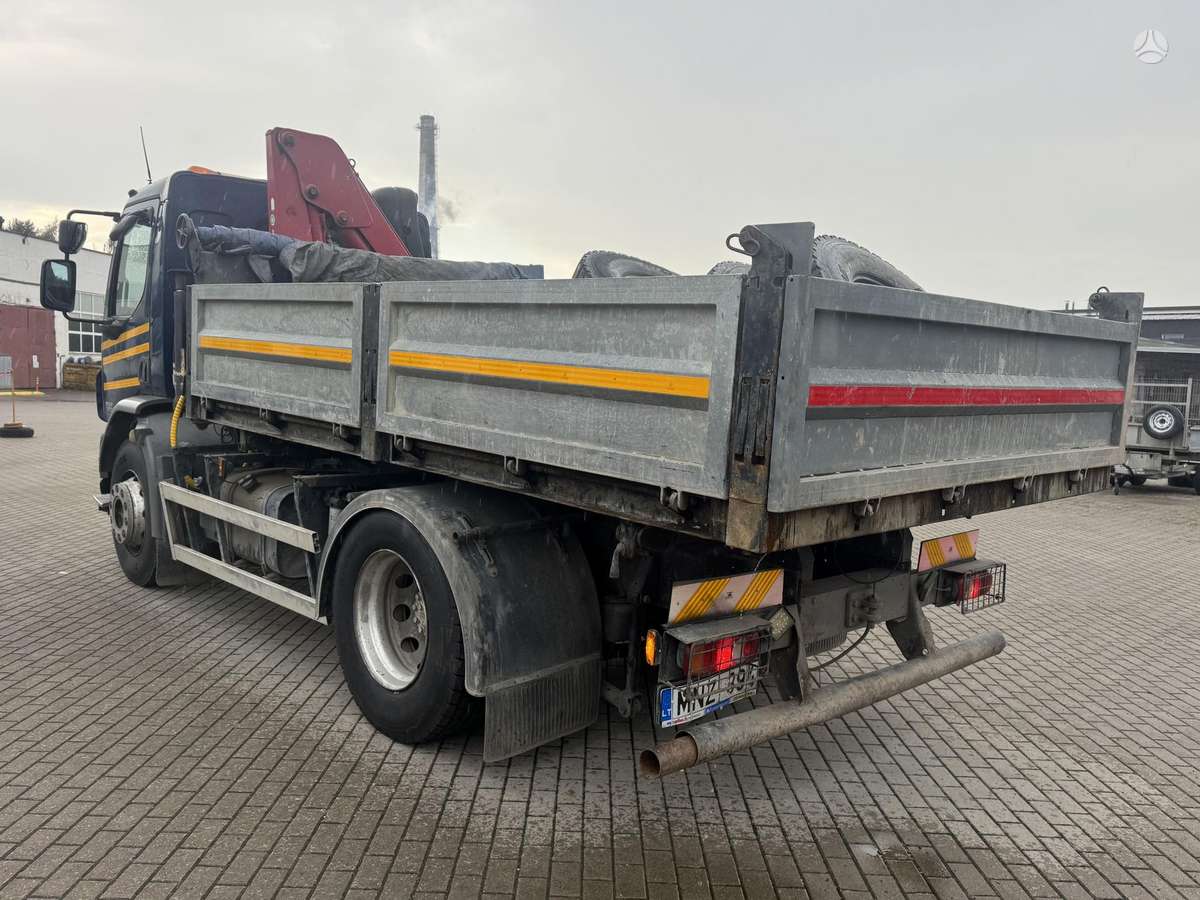 DAF FALF 55, самосвалы с краном