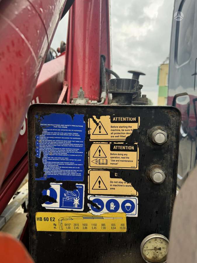 DAF FALF 55, dumpers with crane