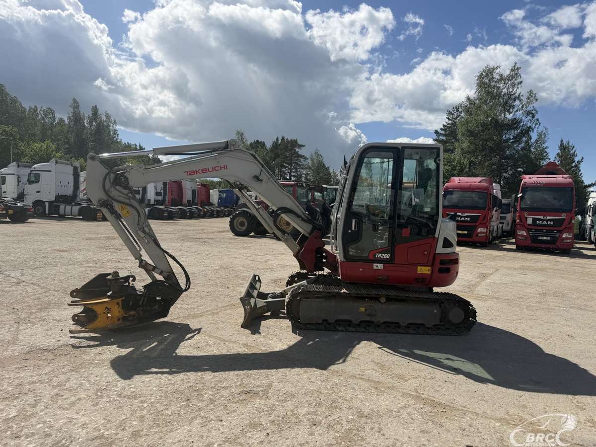 Takeuchi TB260 TMK300, ekskavatoriai