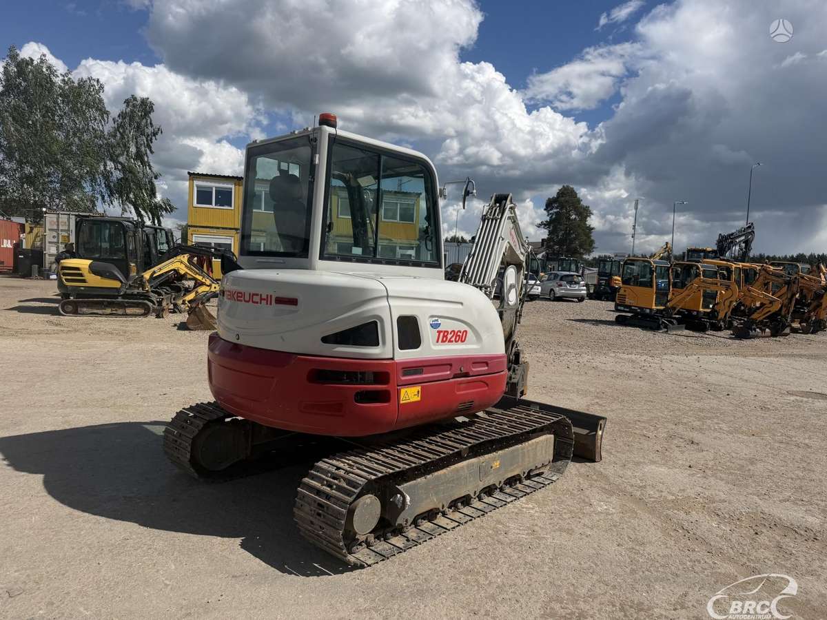Takeuchi TB260 TMK300, ekskavatoriai